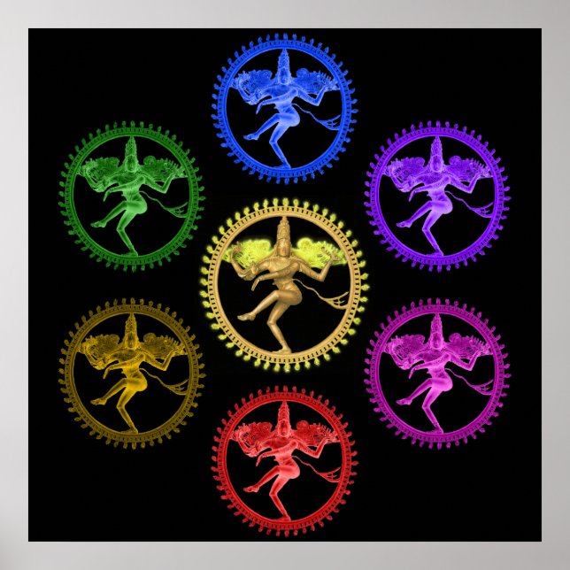 Póster Reflexões de Nataraja (Frente)