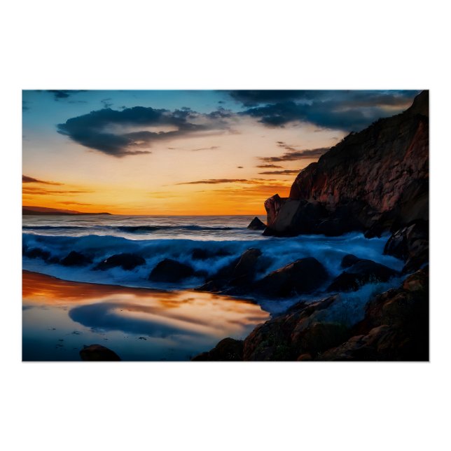 Póster Reflexões do amanhecer (Frente)