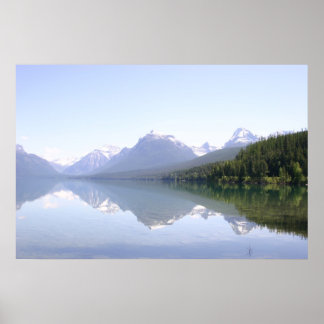 Póster Reflexões do Lago McDonald do Glacier National Par