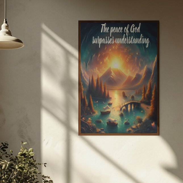 Poster Reflexões do Lago Serene (Criador carregado)