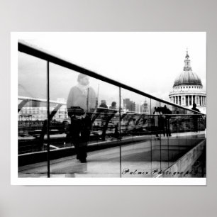 Póster Reflexões em Londres [impressão da arte]