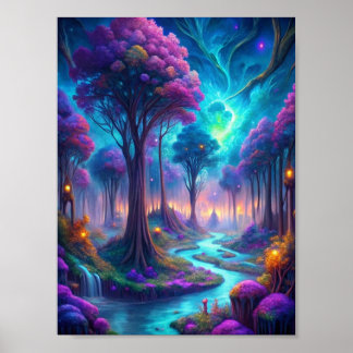 Poster "Reflexões etéreas"