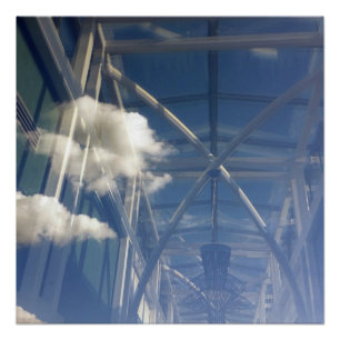 Póster reflexões na janela