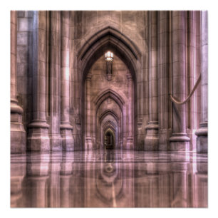 Póster Reflexões nacionais da catedral de Washington
