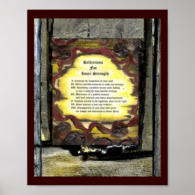 Póster Reflexões Para A Resistência Interna (Frente)