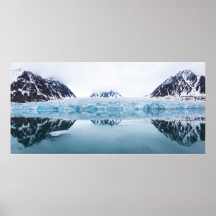 Póster Reflexos da geleira, Noruega
