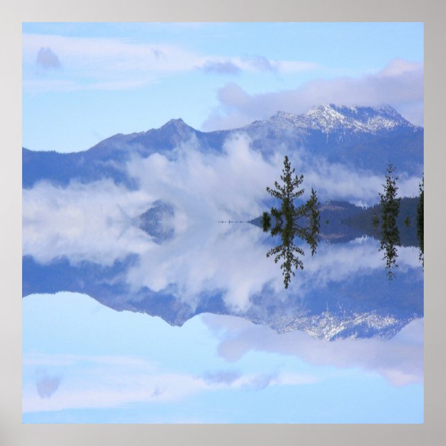Poster Reflexos das Trinity Alps...... (Frente)