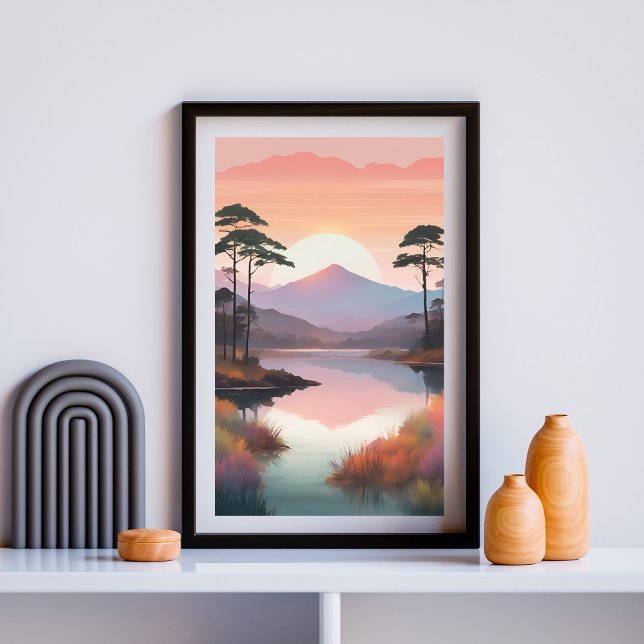 Poster Reflexos do Amanhecer Dourado (Criador carregado)
