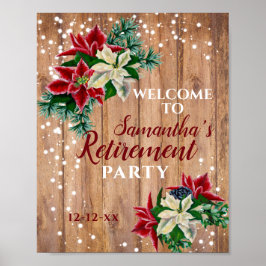 Poster Reforma Partido Floral Russo Poinsettia