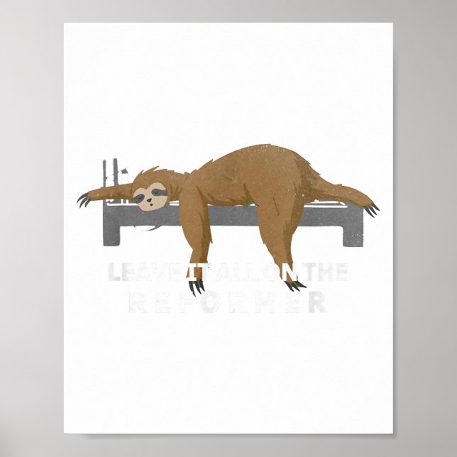 Poster Reformer Lates Sloth Lates  (Frente)