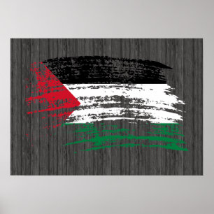 Póster Refrigere o design palestino da bandeira
