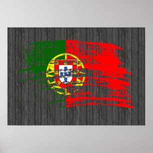 Poster Refrigere o design português da bandeira