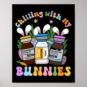 Poster Refrigerindo Com Meus Bunnies Icu B52 Med Surg Nur