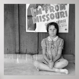 Poster Refugiados Inundados - 1939.