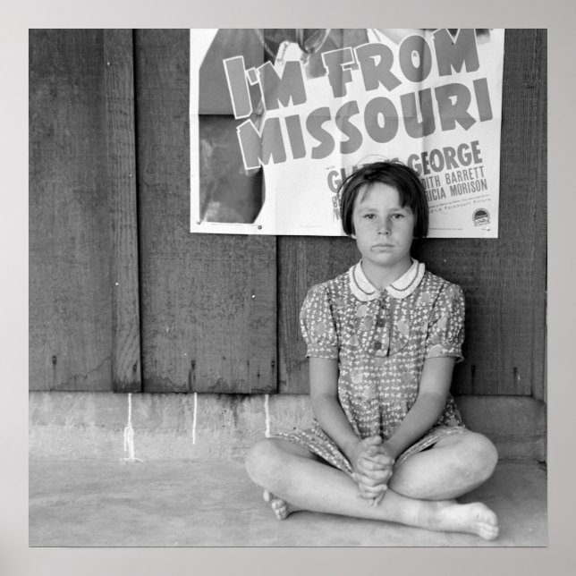 Poster Refugiados Inundados - 1939. (Frente)