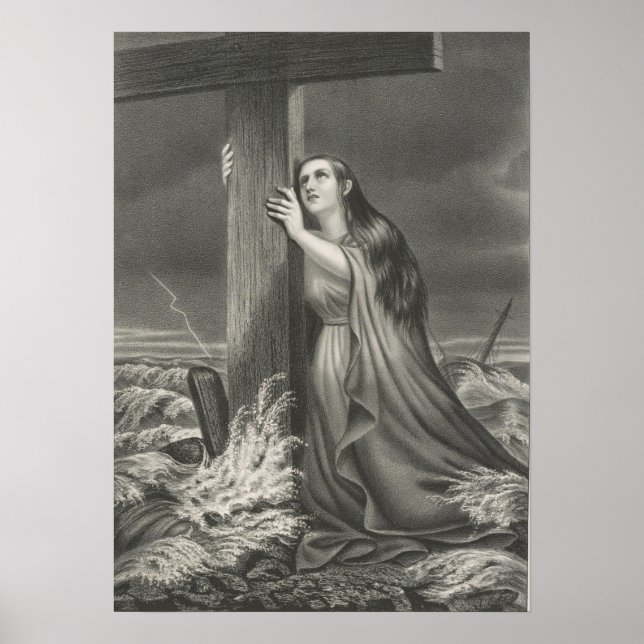 Poster Refúgio cristão - Rock of Ages - 1868 (Frente)