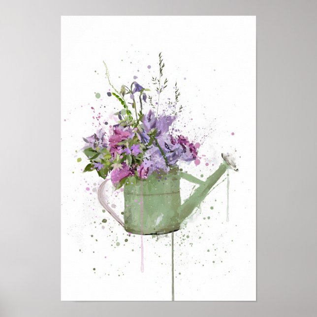 Poster Regador Floral (Frente)