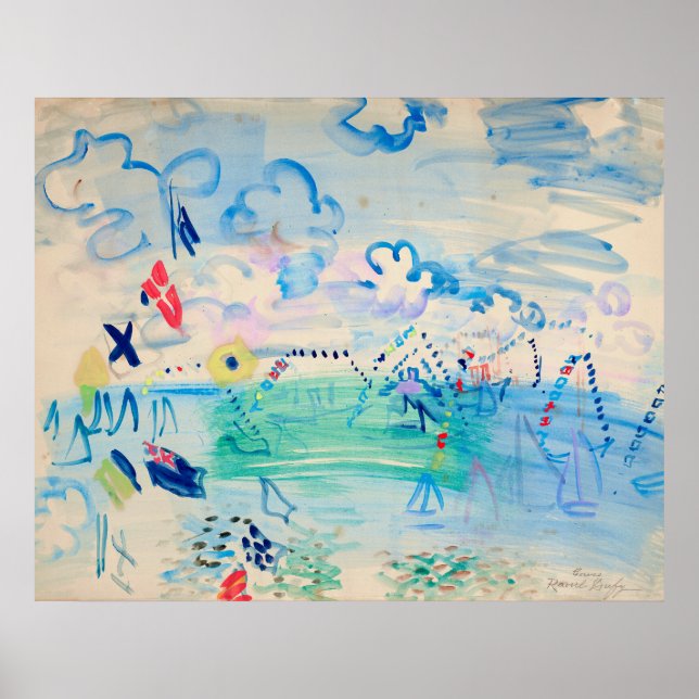 Poster Régates à Cowes | Raoul Dufy (Frente)
