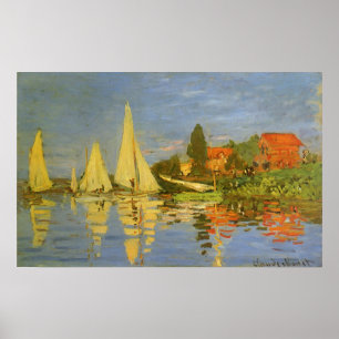 Poster Regatta na Argentina por Claude Monet