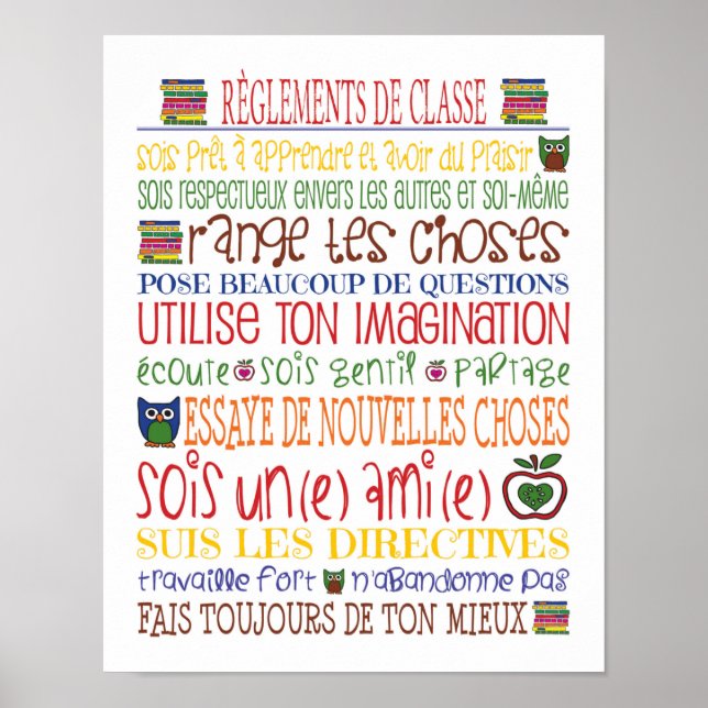 Poster RegElementos de Classe (Frente)