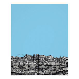 Póster Regensburg cidade na Baviera oriental