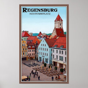 Póster Regensburg - Neupfarrplatz