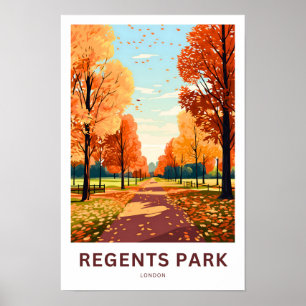 Poster Regent Park Viagem de Londres