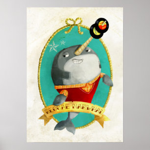 Póster Reggae Narwhal