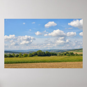 Póster região de Auvergne da França