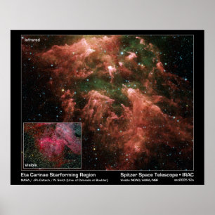 Póster Região de Eta Carinae Starforming - telefone do