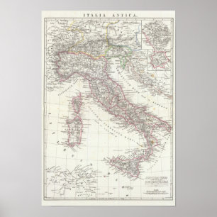 Poster Região de Roma Italia