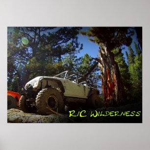 Póster Região selvagem de R/C fora da estrada