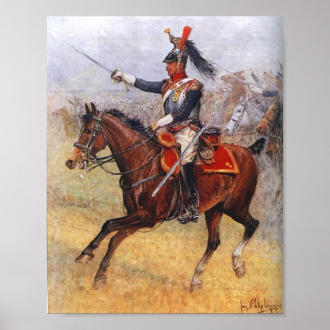 Poster Regimento de 14 Cuirassier do Ducado de Varsóvia (Frente)