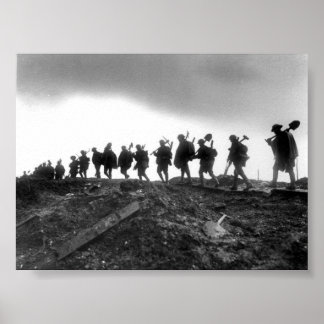 Poster Regimento de Manchester, Ancre, 1917