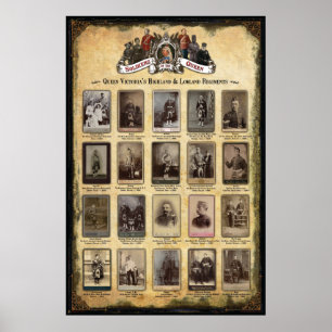 Poster Regimentos das montanhas & da planície da rainha