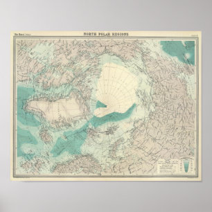 Póster Regiões do Polo Norte