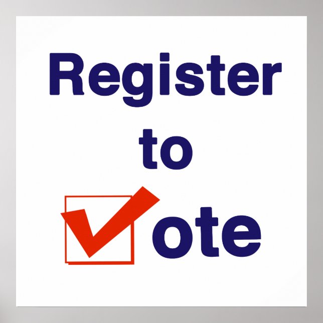 Poster Registro Para Votação Em 2024 (Frente)