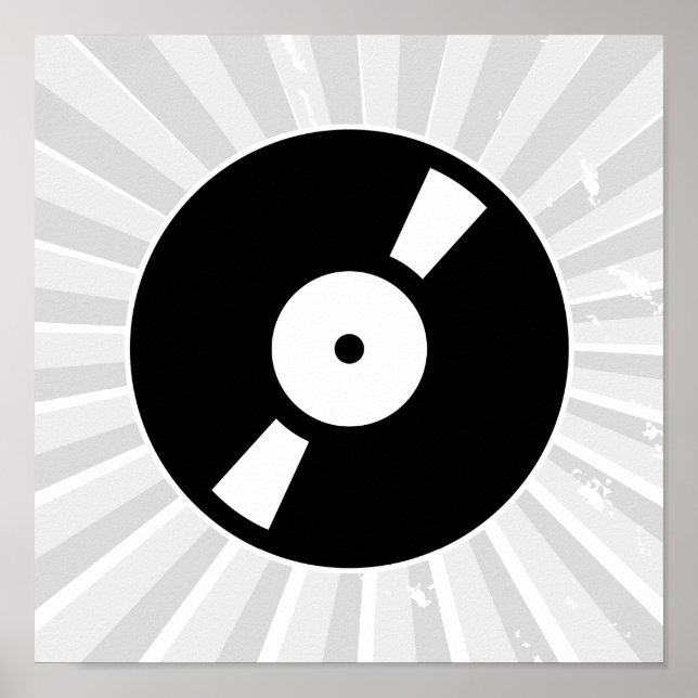 Poster registro retro-vinil (Frente)