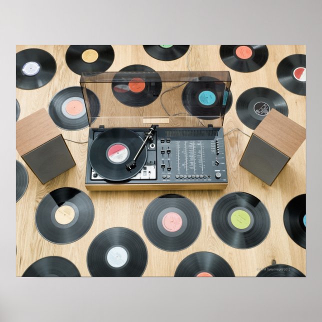 Póster Registros no chão 2 (Frente)