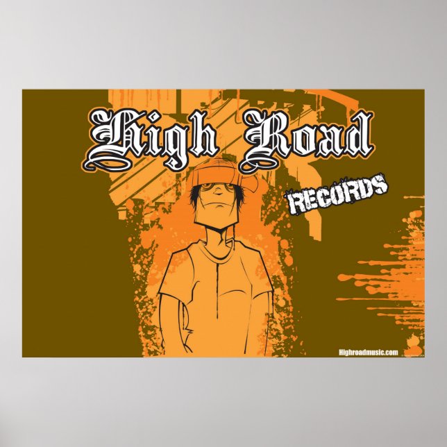 Póster Registros rodoviários elevados (Frente)