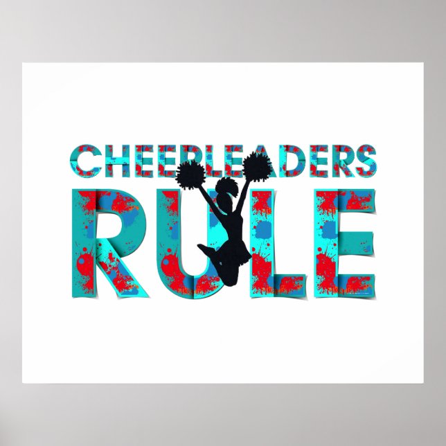 Póster Regra de Cheerleaderes SUPERIORES (Frente)