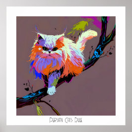 Poster Regra de Gatos Persa