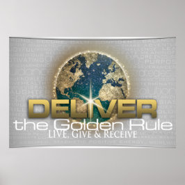 Póster Regra de ouro