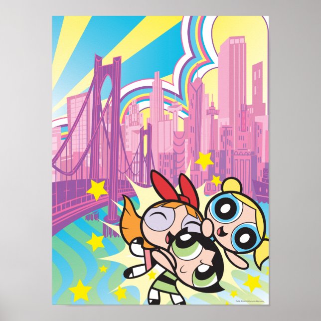 Poster Regra de Raparigas Powerpuff (Frente)