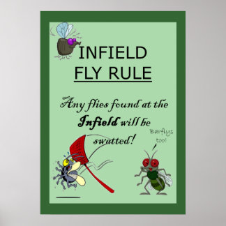 Póster Regra de Voo Infield