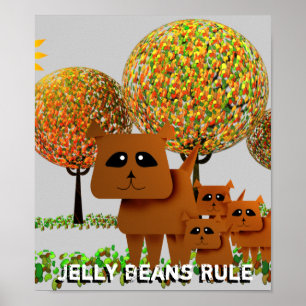Póster Regra do Jelly Beans