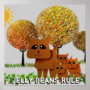 Póster Regra do Jelly Beans
