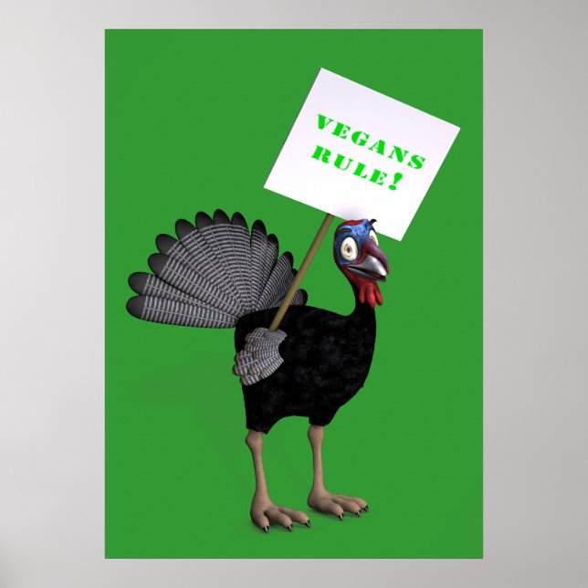 Poster Regra dos Vegans! (Frente)