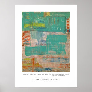 Poster Regra nº 1 abstrato