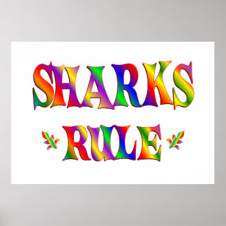 POSTER REGRA SHARKS